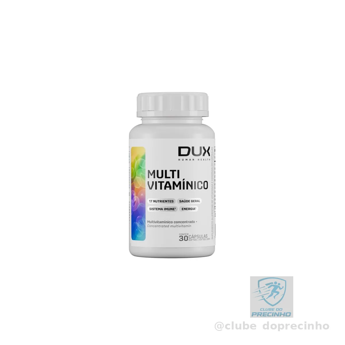Dux Nutrition Multivitamínico Esportivo - 30 Cápsulas Softgel -