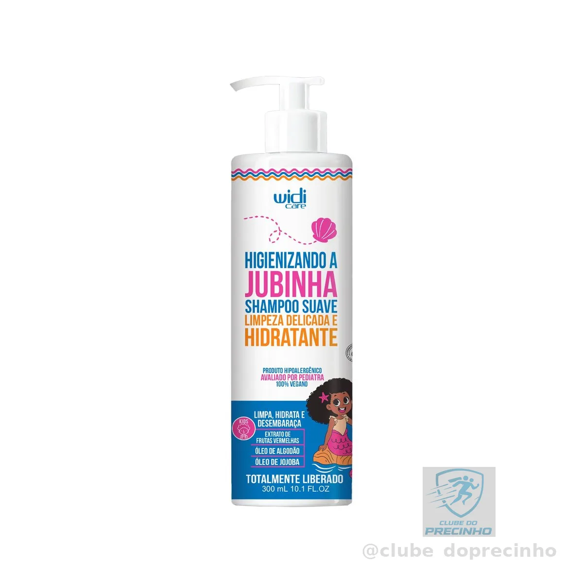 Widi Care Shampoo Higienizando a Jubinha Limpeza Delicada e Hidratante 300ml