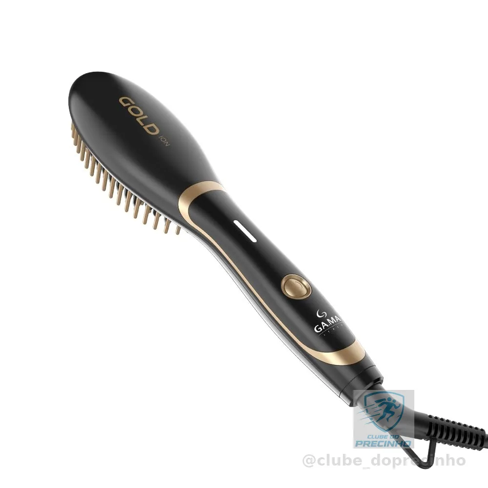 GA.MA ITALY Escova Alisadora Gold Ion Mini Bivolt