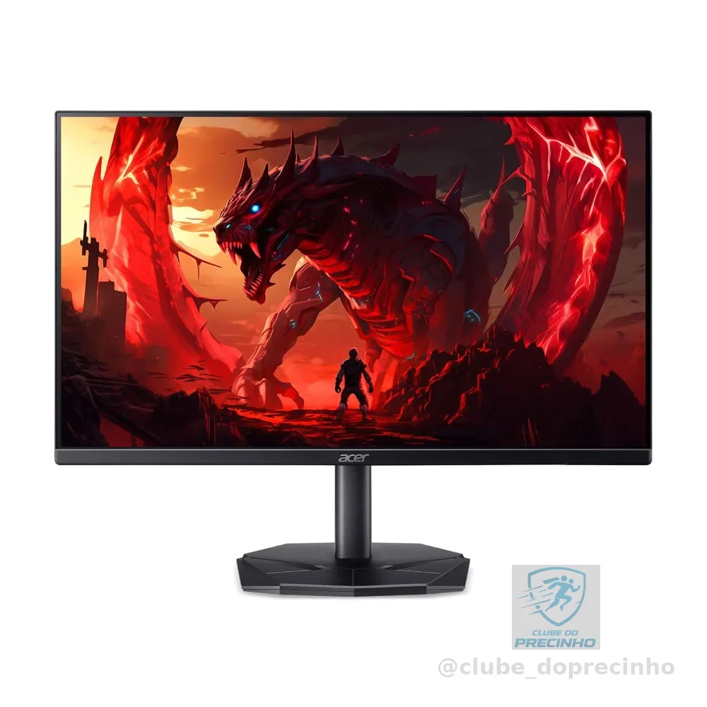 Acer Nitro KG270 P0bi, 27 Polegadas, 1920x1080 Full HD, Monitor Gamer LED VA, 16:9, Anti-Reflexo, 1000:1, 1ms, 144Hz, 18W