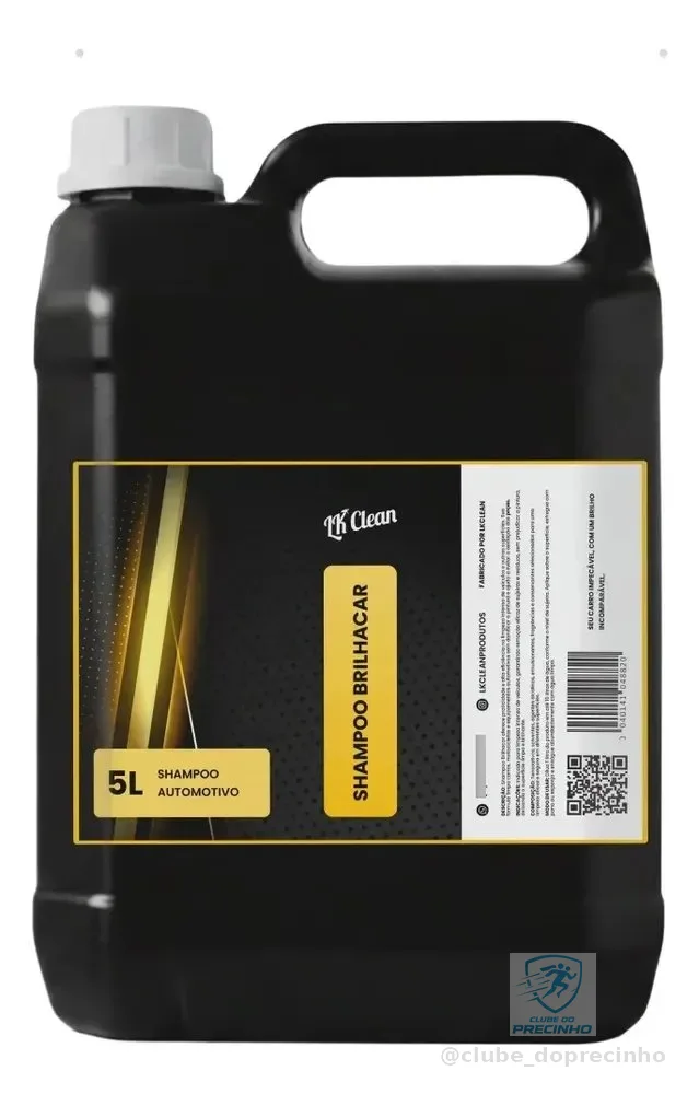 Shampoo Automotivo Concentrado 5lt Espuma Chantily Neve Lk