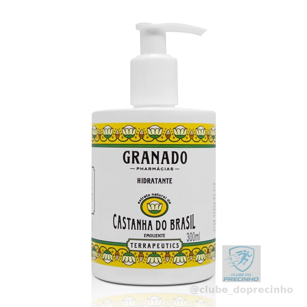 Granado Hidratante Corporal Terrapeutics, Castanha Do Brasil, 300ml