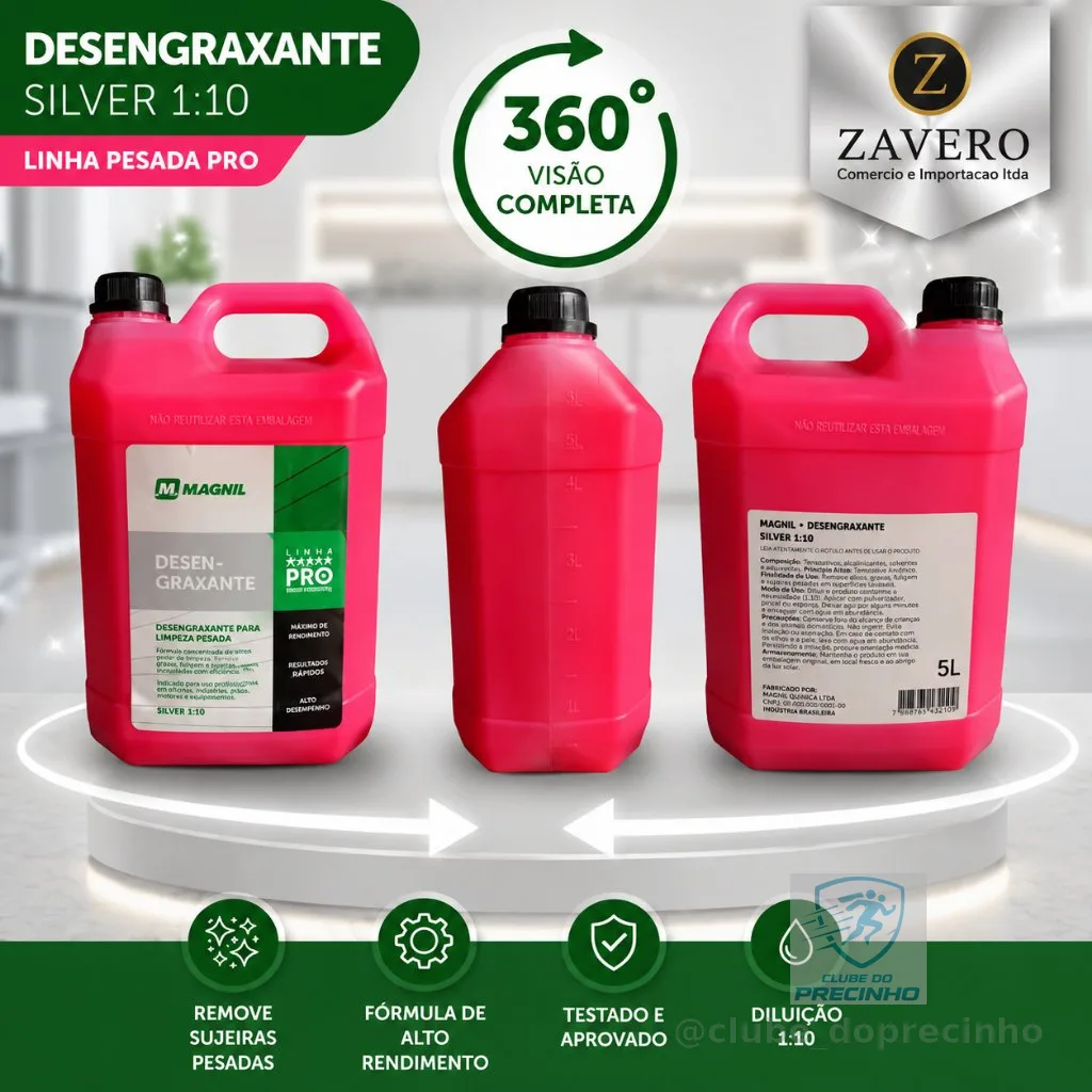Desengraxante Magnil Profissional – Limpeza Pesada com Máxima Eficiência!