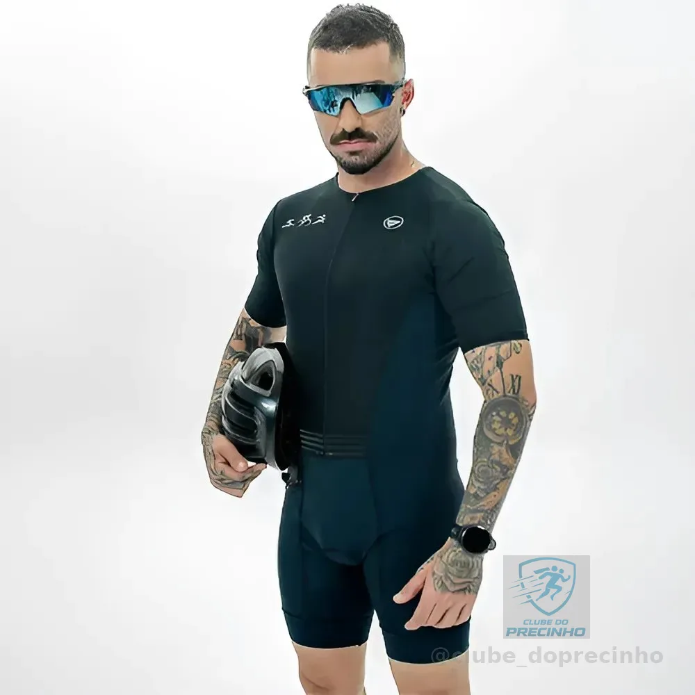 Macaquinho Vezzo Triathlon Bike Ciclismo Performance Unissex