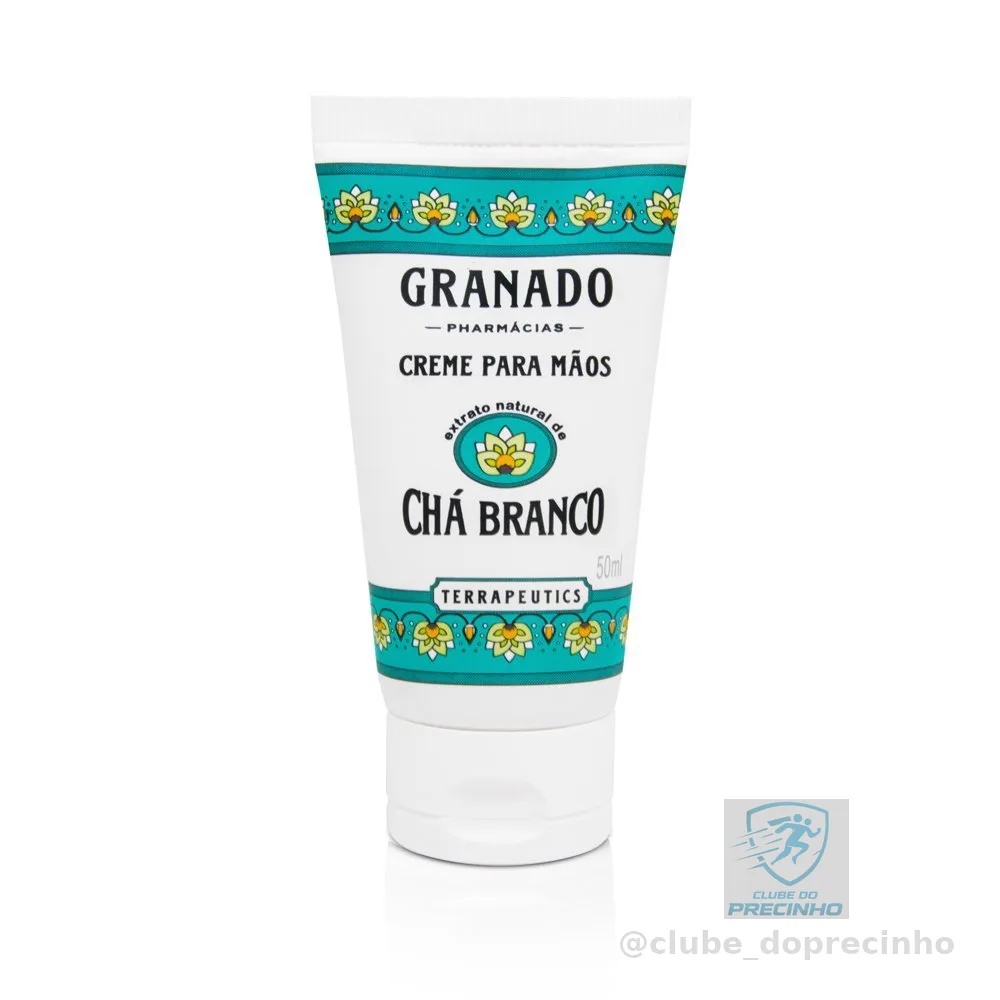 Granado Creme Para Mãos Terrapeutics, Chá Branco, 50ml