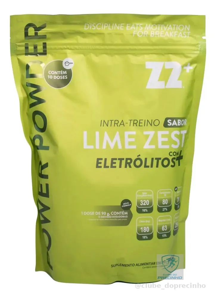 Suplemento em pó Z2 Performance Z2+ Carboidratos Power Powder sabor Lime Zest x 900g