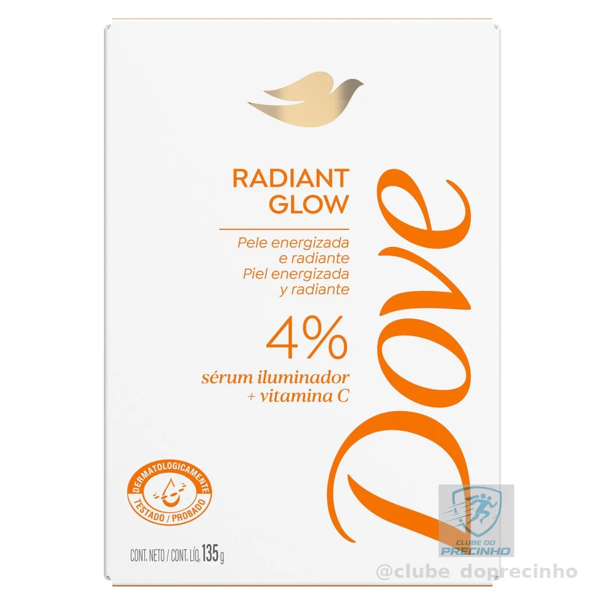 Dove Sabonete Sérum Em Barra Radiant Glow 135g
