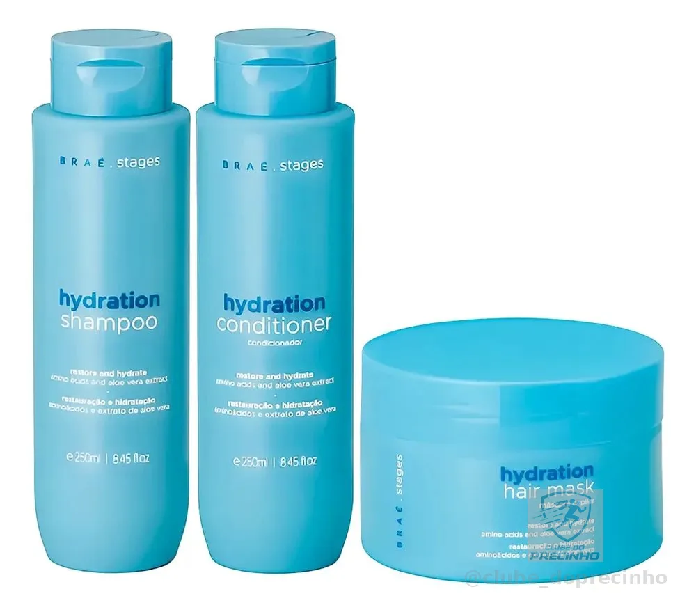 Braé - Kit Stages Hydration - SH+CD+Másc