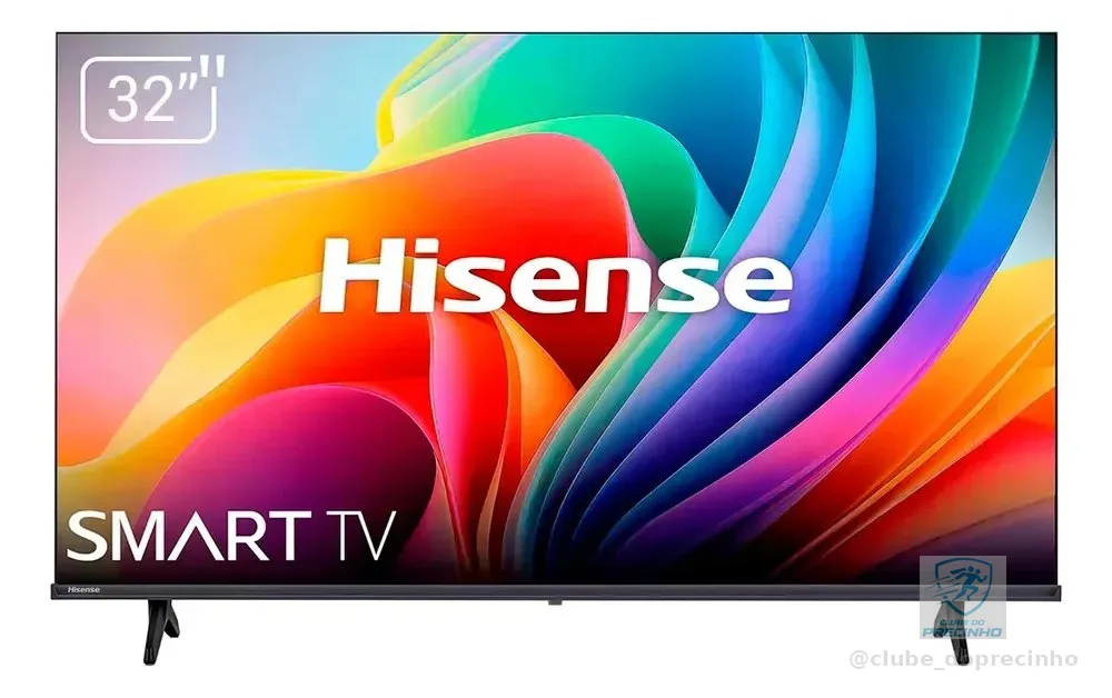 Smart TV Hisense HD 32" Polegadas 32A4NV com HDR10, DTS Virtual X, Compatibilidade Alexa