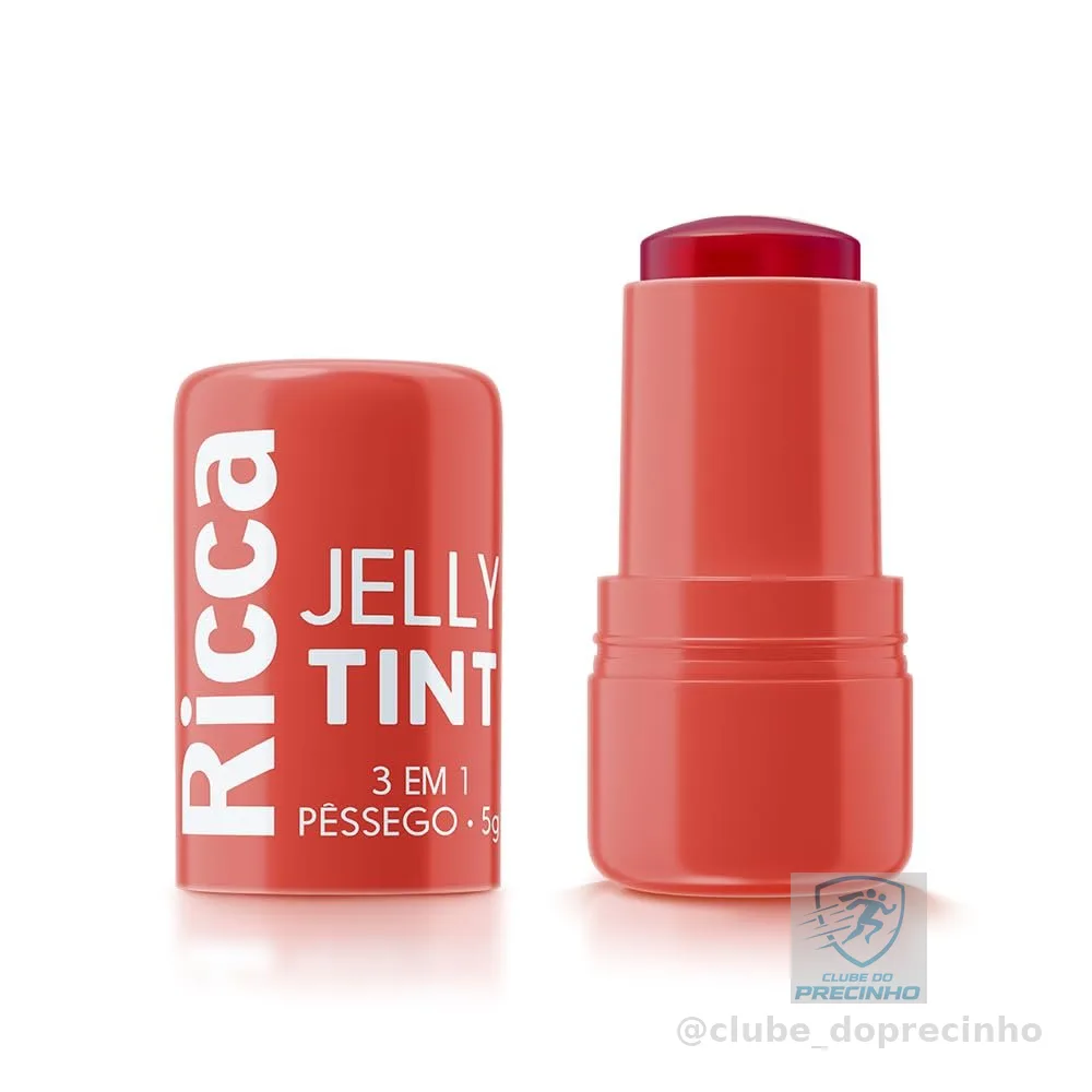 Ricca Bastão Jelly Tint Pêssego