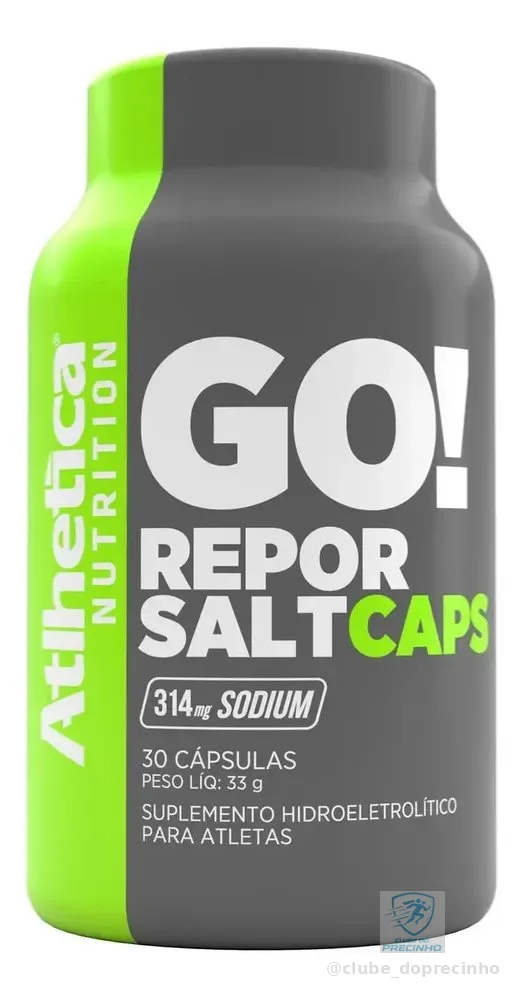 Suplemento Atlhetica Nutrition Go! GO! Repor Salt Caps en cápsula sabor sem sabor de 30 un