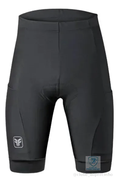 Bermuda Ciclismo Masculina Free Force Basic Preto