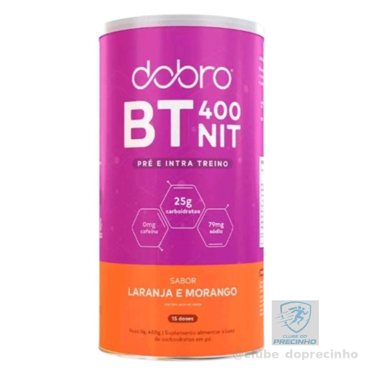 Dobro BT NIT 400 sabor Laranja e Morango 450g