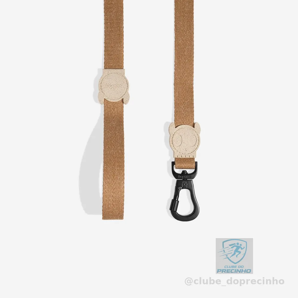 Guia Zee.Dog para Cachorros Bege Naturals Dune Tam G