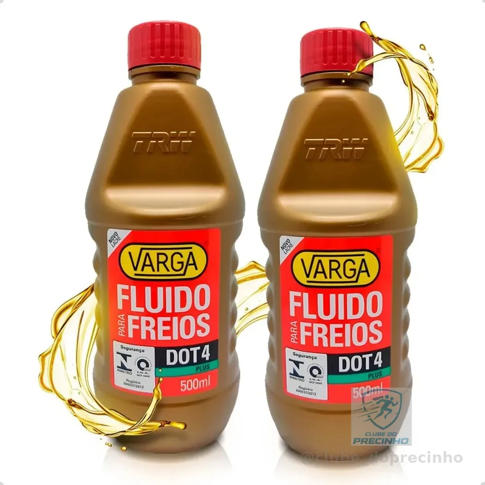 Kit 2 Fluido De Freio Oleo Dot4 Varga Trw 500ml Rclf00054