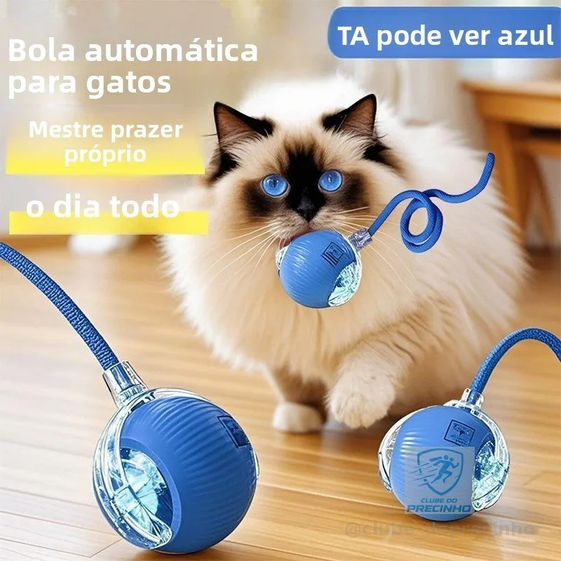 Brinquedo Inteligente Para Cães E Gatos De Estimação , Bola Rolante Automática , Elétrica Recarregável novo geracao