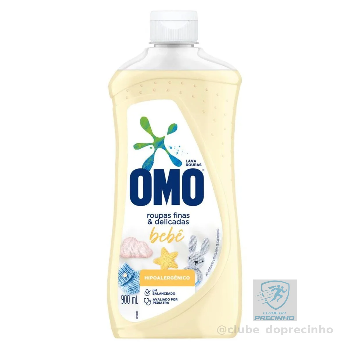 OMO Sabão Líquido Roupas Finas E Delicadas Bebê 900Ml