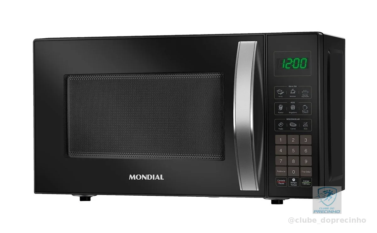 MONDIAL Micro-Ondas, Preto, 1200W, 220V - MO-01-21-B