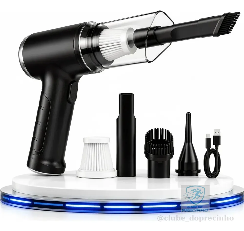 Mini Aspirador De Pó Portátil Mini Soprador 3em1 Usb 1 Refil 1 Refil 120w