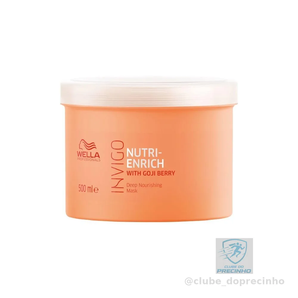 Wella Invigo Nutri-Enrich Máscara Capilar Nutrição Profunda 500ml