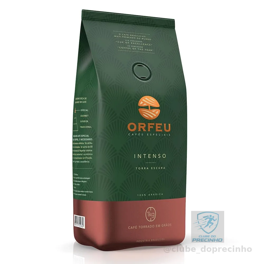 ORFEU Café em Grãos Intenso Torra Escura 1 kg