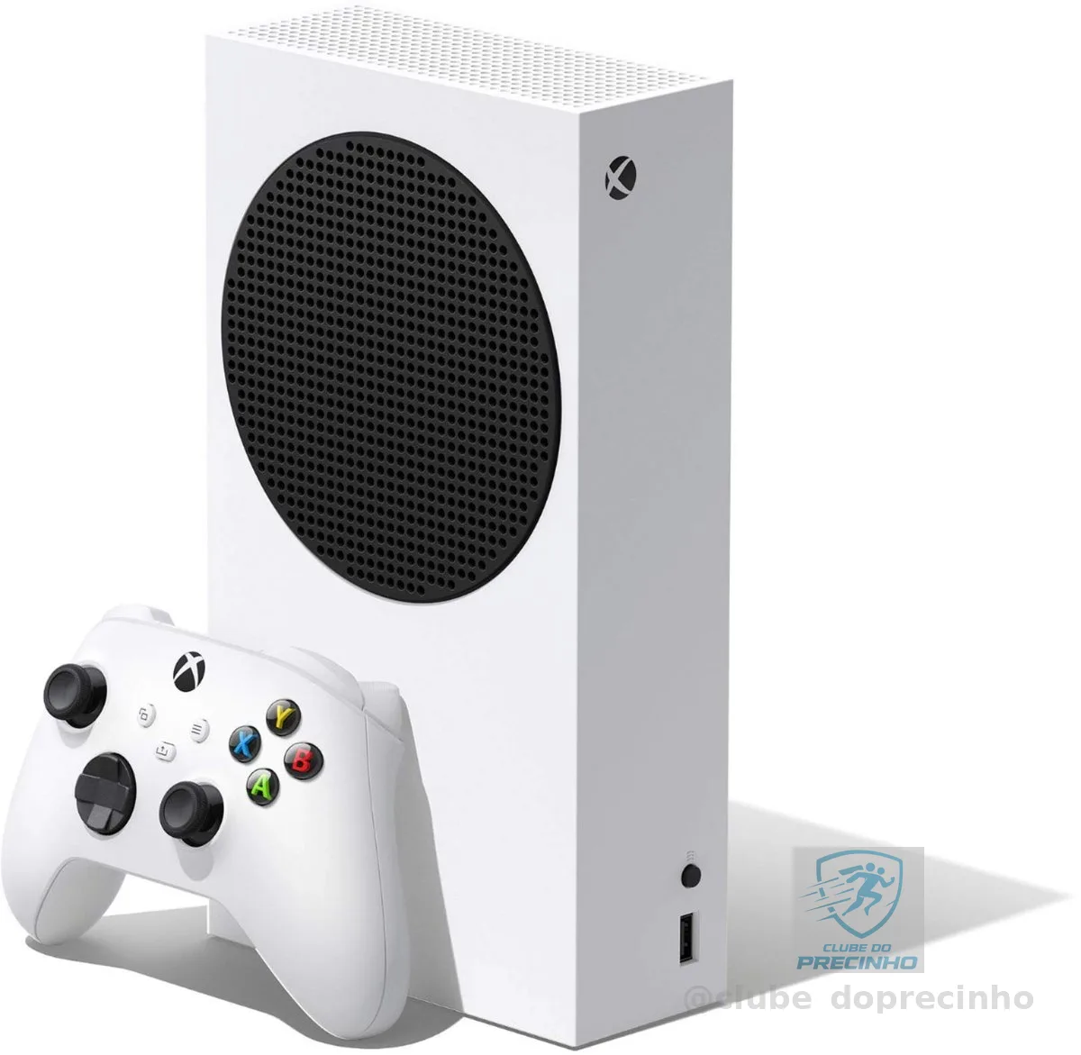 Microsoft Xbox Series S 512 GB All-Digital Console de jogos + 1 controle sem fio Xbox, branco - resolução de 1440p, até 120 FPS, 802.11ac 2x2 WiFi - WEPGPY HDMI Cabo