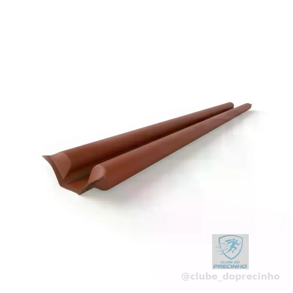 Veda Porta Rolinho em Couro Sintético – Isolamento Térmico, Acústico, Protege Contra Insetos e Luz – Marron 90cm - Comfort Door