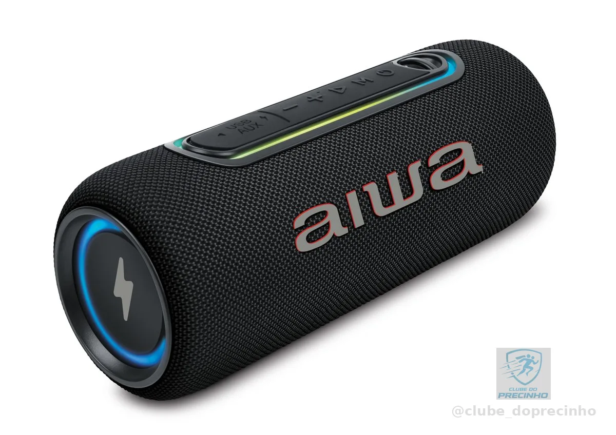 Caixa de Som Speaker AIWA SP-05-LB 30W Bluetooth IPX5