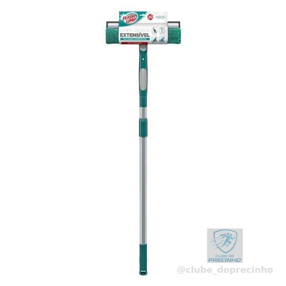 Flash Limp - Limpa Vidros com Cabo Extensível 180º - FLP6391