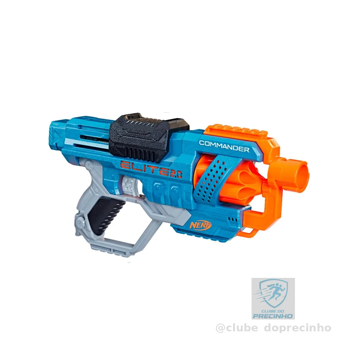 Nerf, Lançador de Dardos, Elite 2.0, Commander RD-6 - Tambor Giratório