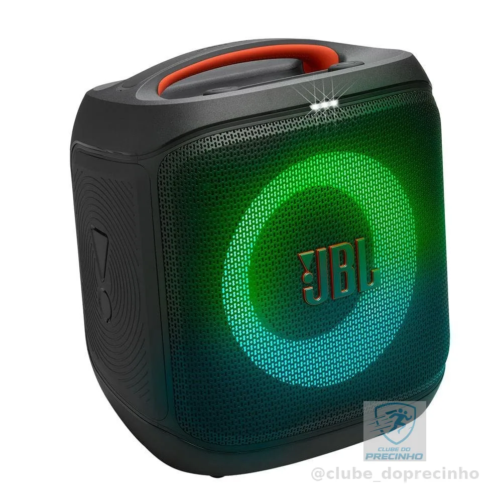 Caixa de Som Bluetooth JBL Partybox Encore Essential 2 Preto, Bateria de Até 15H à Prova d'Água IPX4