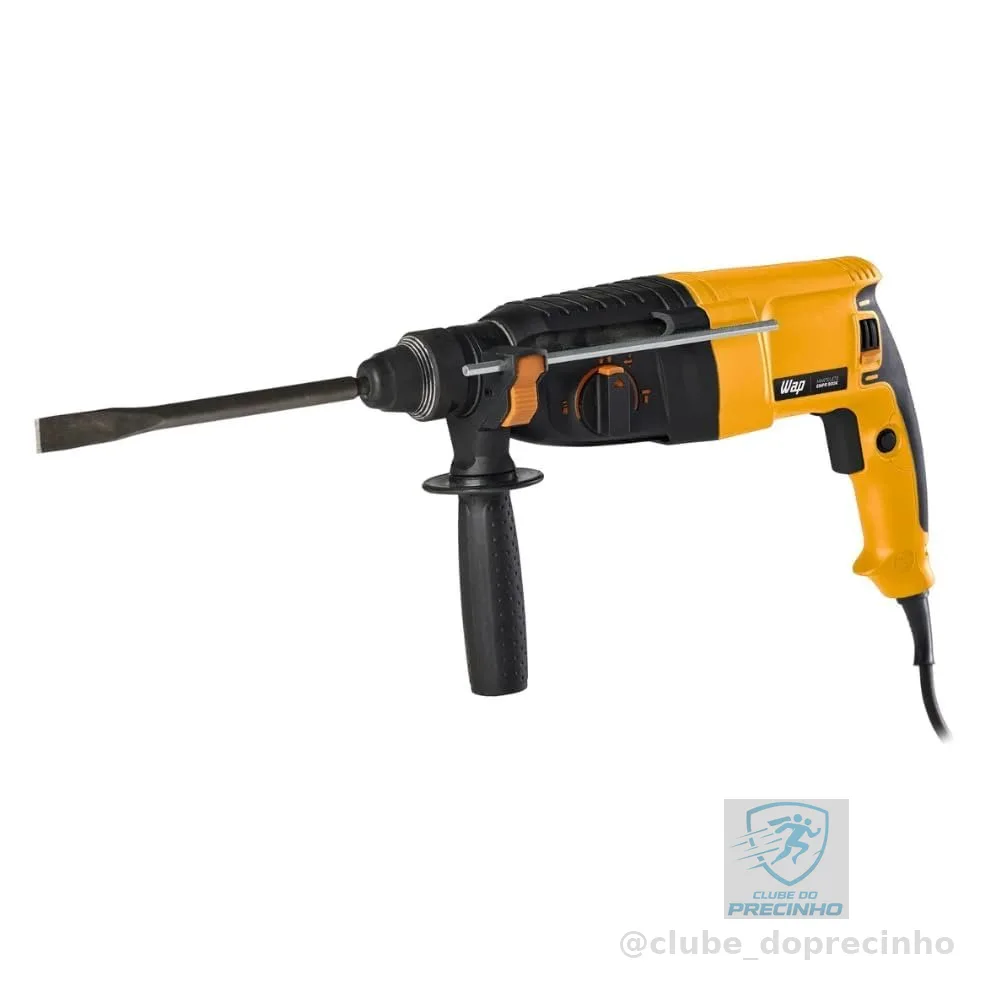 WAP Martelete Rompedor Perfurador 1/2" EMPR 900K SDS PLUS com Engate Rápido e Punho Auxiliar Multidirecional, 900W 127V