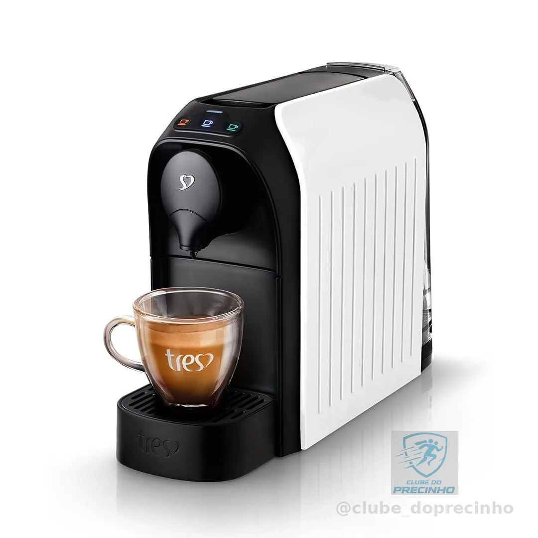3 Corações TRES Cafeteira Espresso e Multibebida Passione Branca - 127V