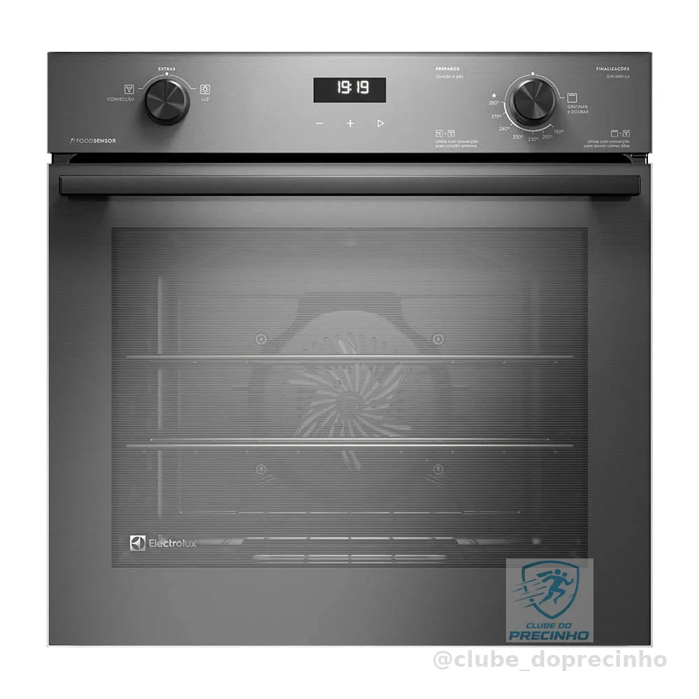 Forno a Gás de Embutir Electrolux 80L Cinza Experience Com FoodSensor OE8GF 220V 50807UBA285
