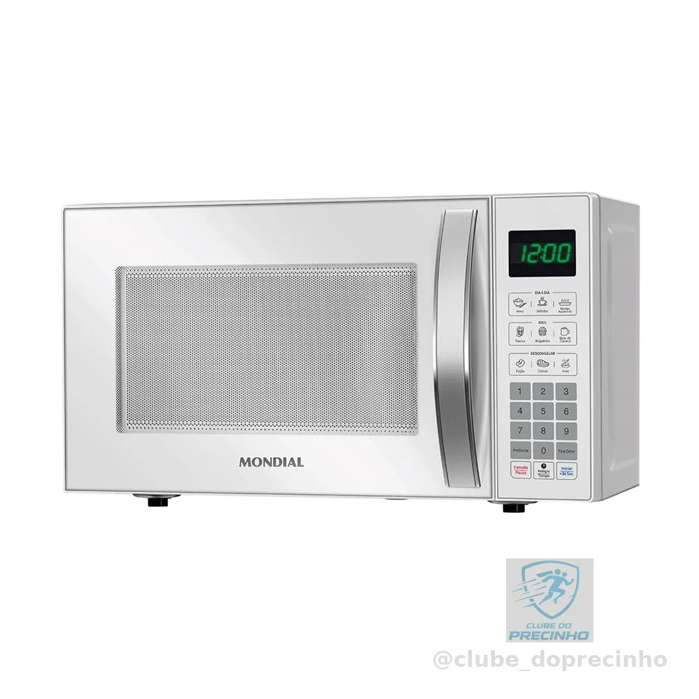 MONDIAL Micro-Ondas, Branco, 1200W, 110V - MO-01-21-W