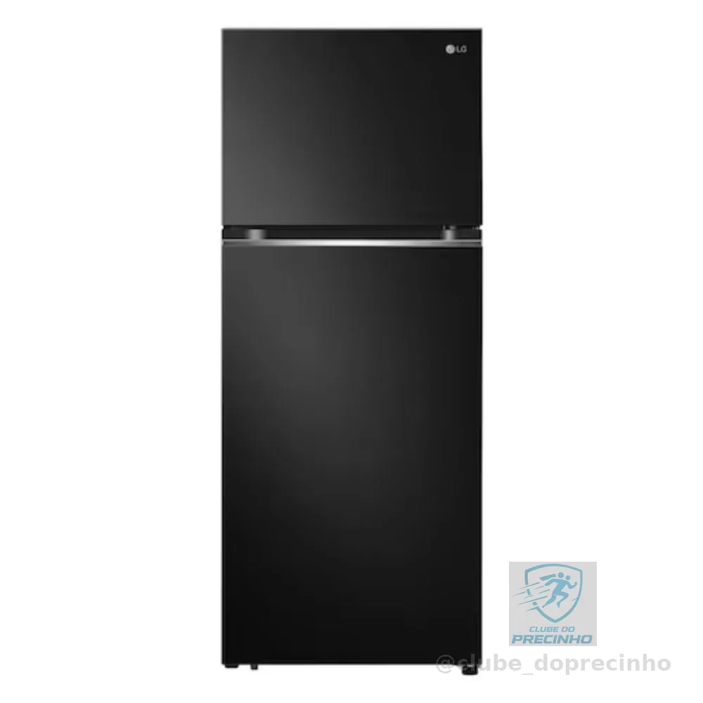 Geladeira LG GN-B392PX 2 Portas 395 Litros Preta Inox