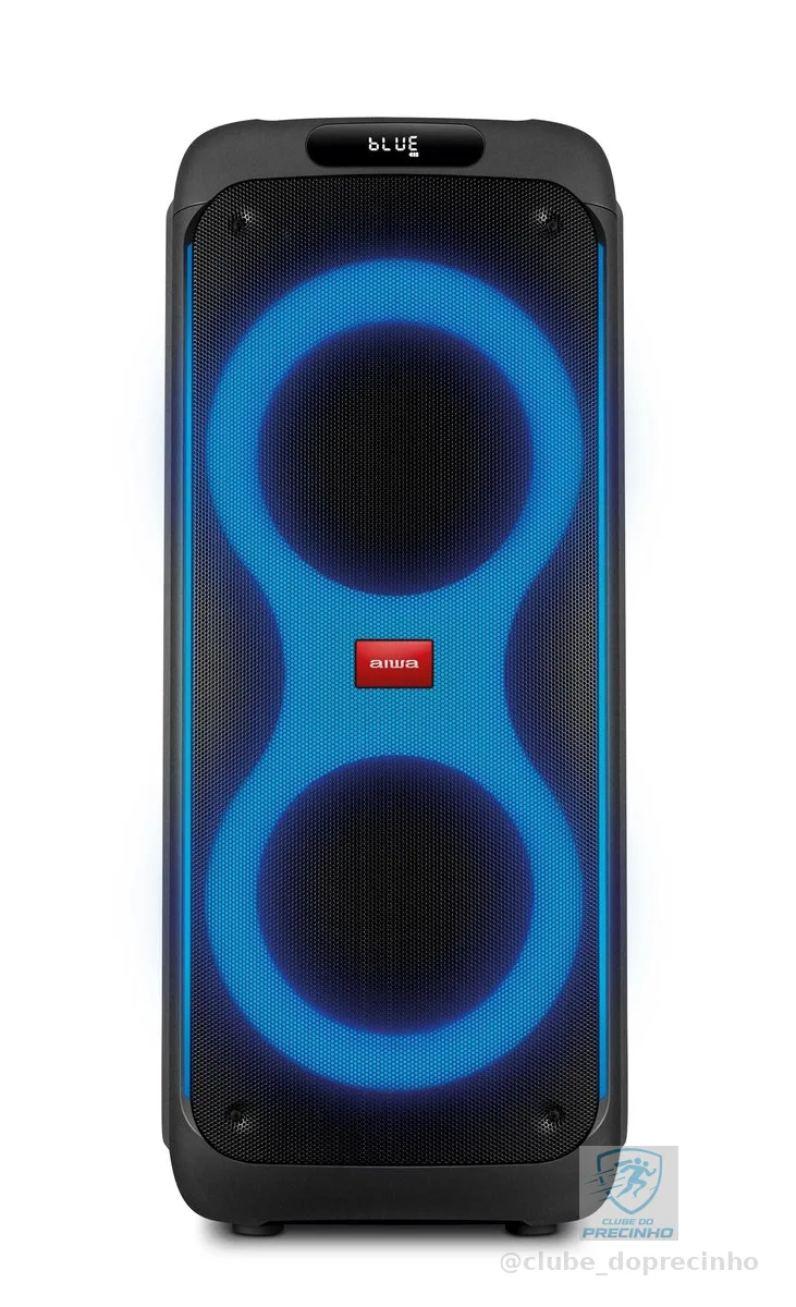 Caixa de Som Party Box, Aiwa, Bluetooth, Luzes Multicores - AWS-PB-04 PARTY BOX AWS-PB-04 BIVOLT