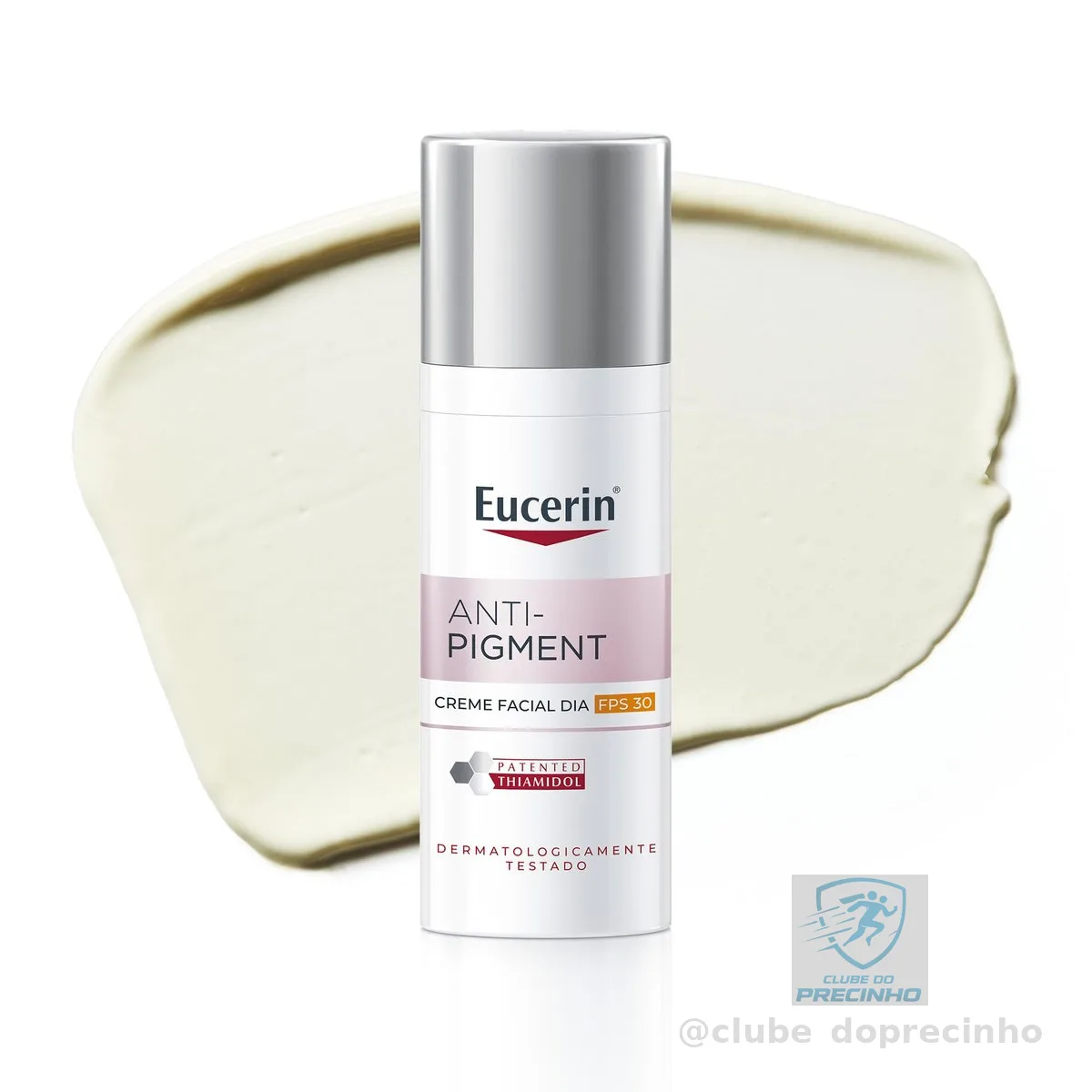 EUCERIN Creme Facial Antimanchas Dia FPS30 50ml, Anti-Pigment, Clareador, Thiamidol, Diurno