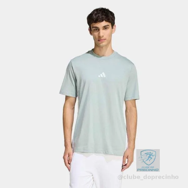 Camiseta Adidas 3 Listras Stretch Masculina