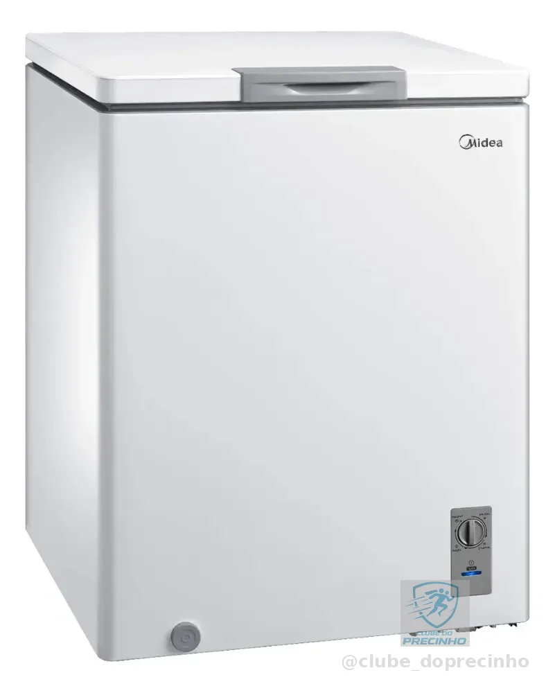 Freezer Horizontal 142l Inverter Bivolt Branco Midea