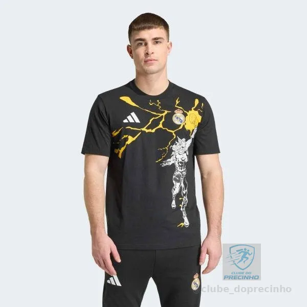 Camisa Real Madrid Marvel Torcedor Adidas Masculina