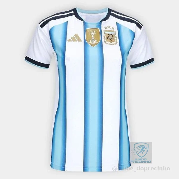 Camisa Seleção Argentina Home Torcedor 2026 s/n Adidas Feminina