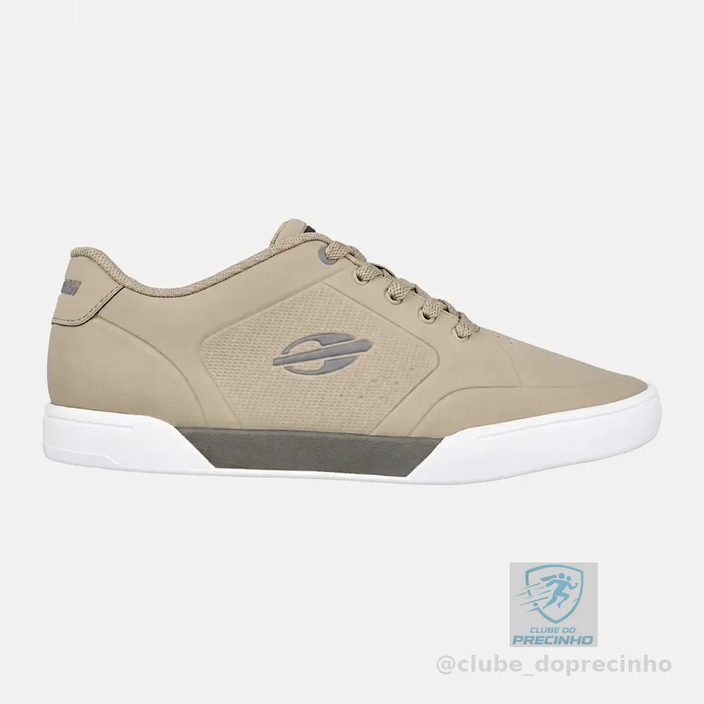 Tênis Masculino Urban Scape Mormaii Confortável Original Marrom/cinza/branco Lisa 41