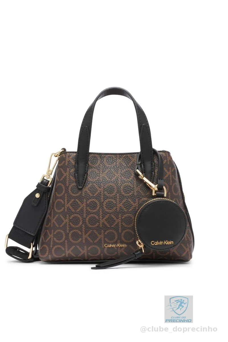 Calvin Klein Bolsa transversal Millie 2 em 1 com compartimento triplo