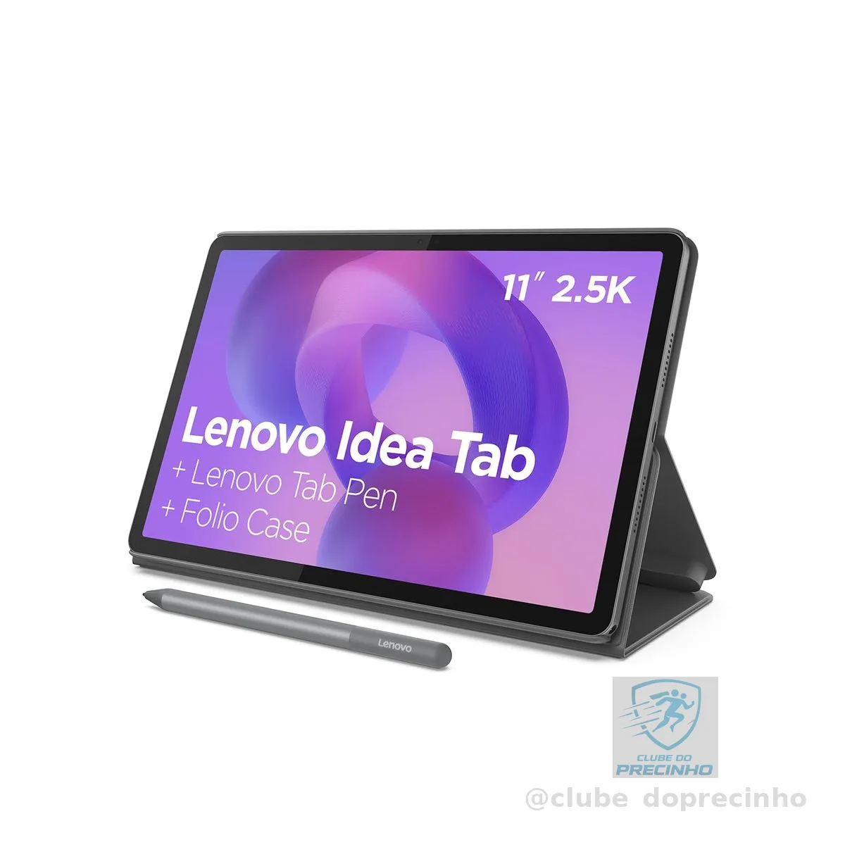 Tablet Lenovo Idea Tab 11" 90Hz - Octa-Core, 4GB RAM, 128GB, Wi-Fi 5, Android 15, Caneta e Capa
