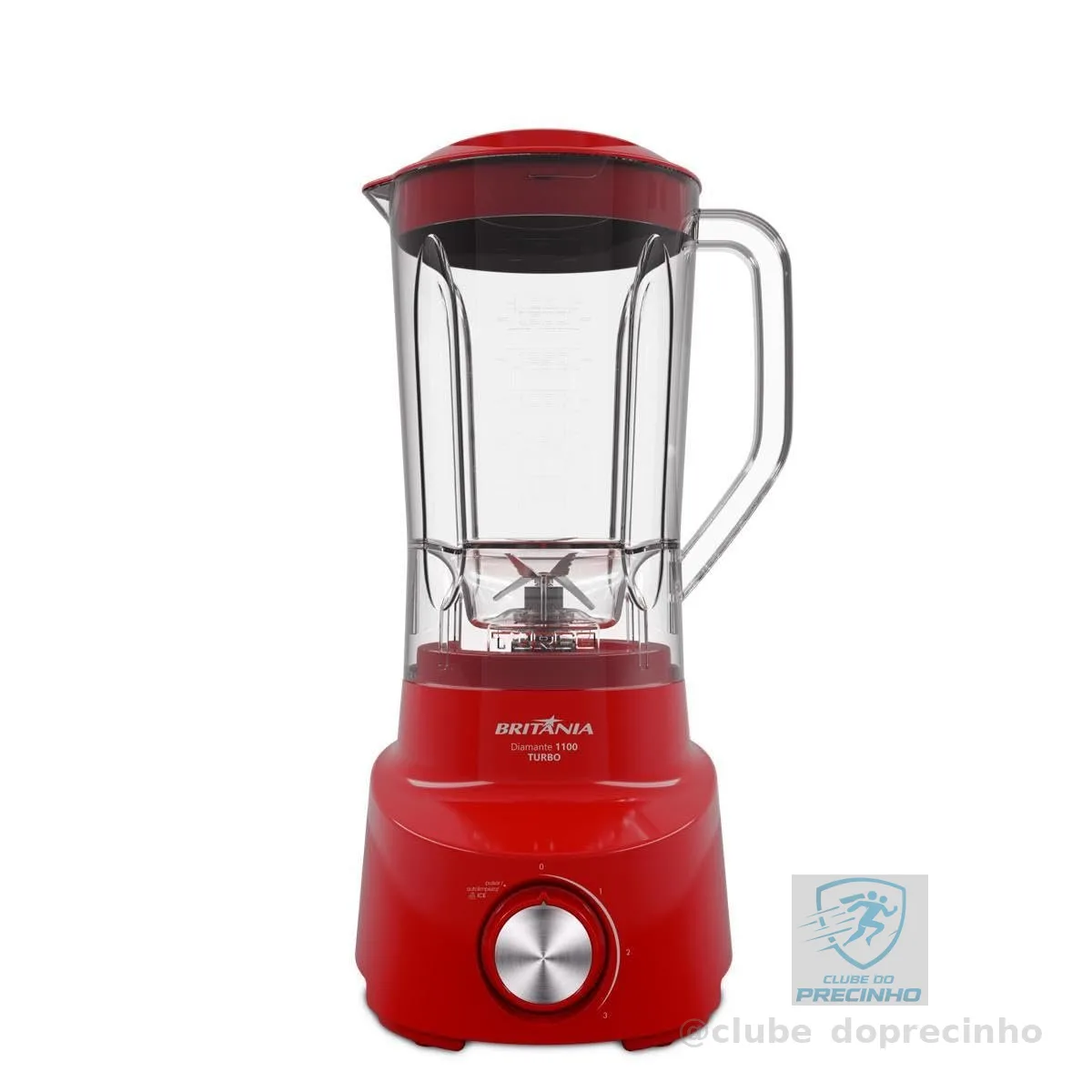 Liquidificador Britânia 2,6L 4 Velocidades Diamante 1100 VME 127V