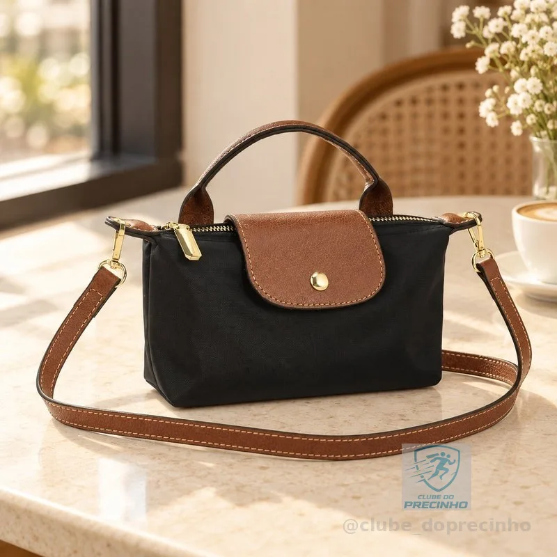 Bolsa de Ombro Feminina Estilo Crossbody – Mini com Alça Regulável, Perfeita para o Dia a Dia