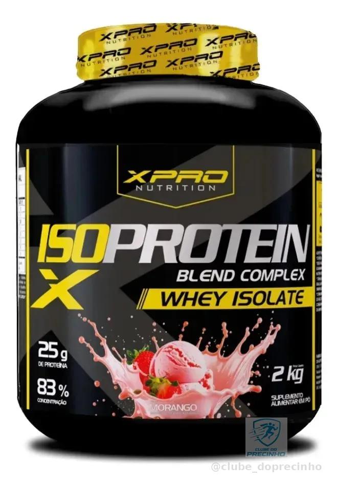 Whey protein XPro Nutrition Iso Blend Complex em pó sabor Morango x 2kg
