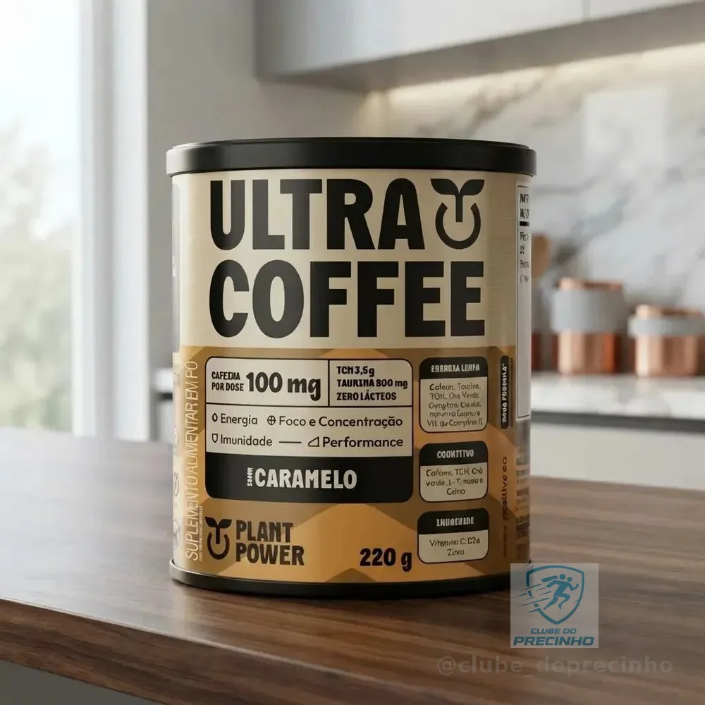 Ultracoffee 220g Plant Power Sabor Caramelo