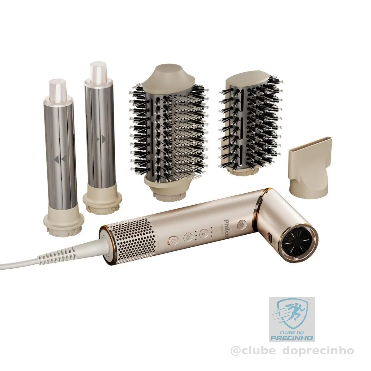 Philco Secador de Cabelos 4 em 1 Dobrável Motor BLDC PSC3500 220V